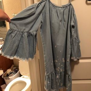 Cute denim dress!